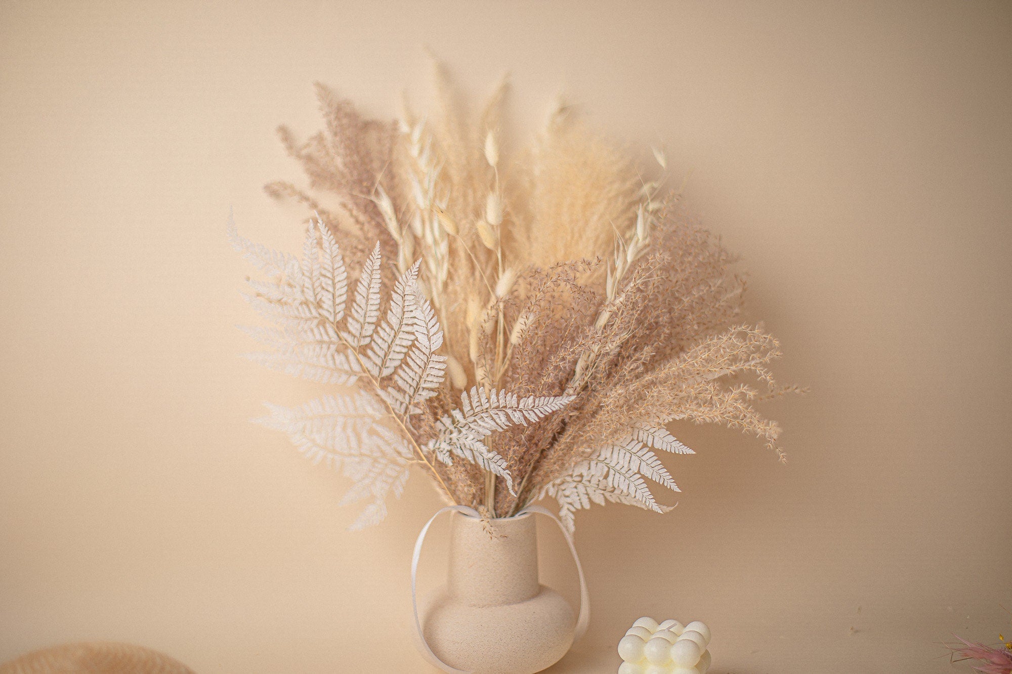 The Pampas and Prairie Table Top Centerpiece / Pampas Grass Dried Grasses Bouquet