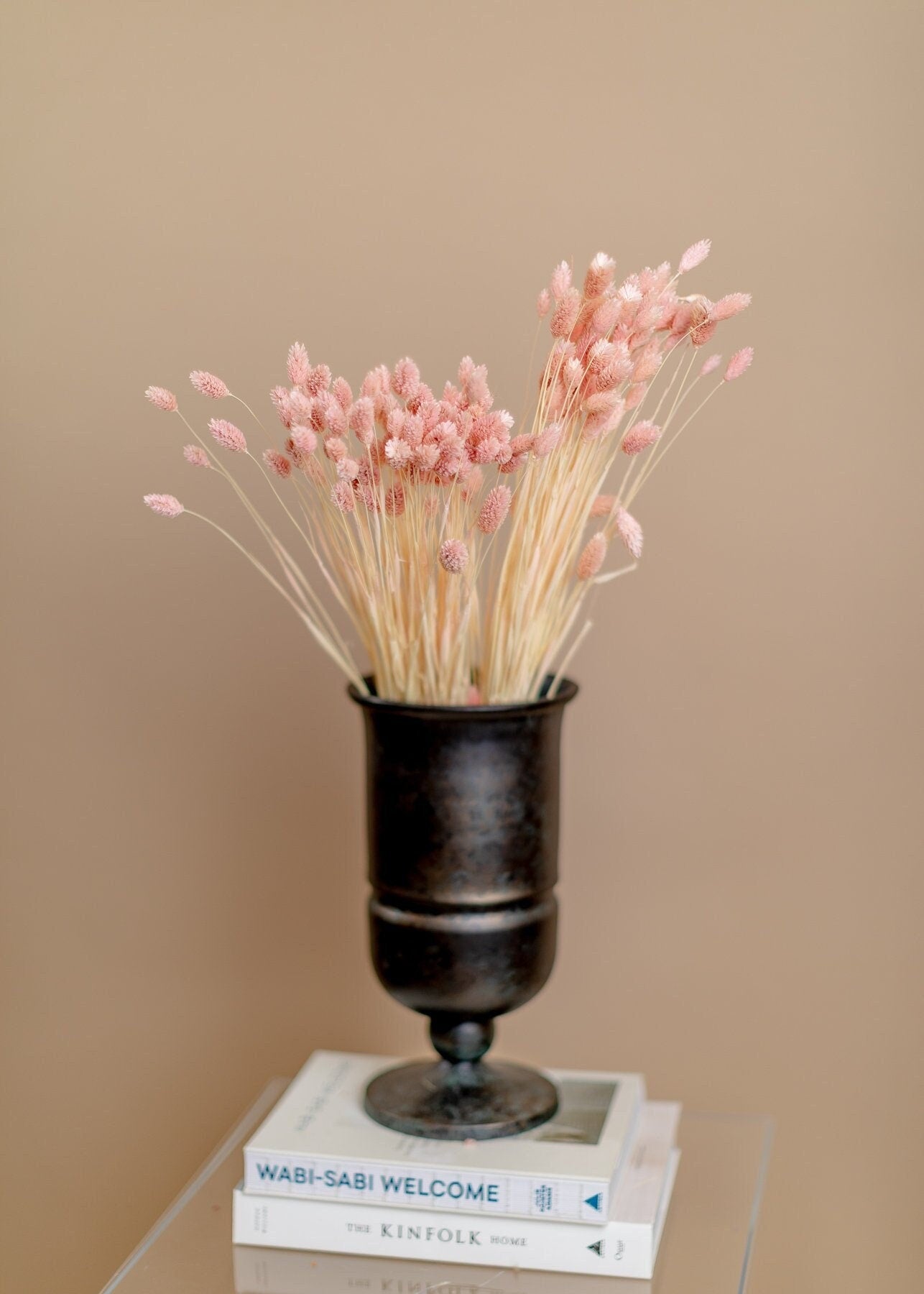 Dried Phalaris - Pastel Pink Canary Grass